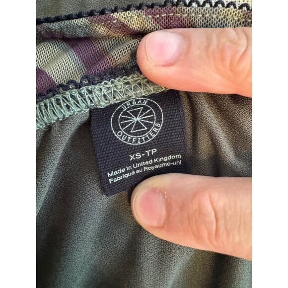 Urban Outfitter Y2K Style Wave Printed Maxi Mesh Maxi Skirt - Picture 10 of 10